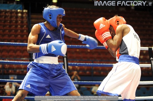 2009-09-05 AIBA World Boxing Championship 0282 - 48kg - Lony Pierre HAI - Bathusi Mogajane BOT